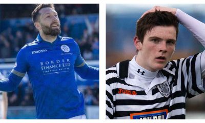 Stephen Dobbie and Andy Robertson