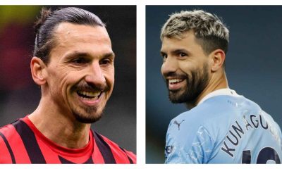 Zlatan Ibrahimovic and Sergio Aguero