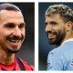 Zlatan Ibrahimovic and Sergio Aguero