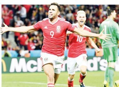 Wales striker Hal Robson-Kanu